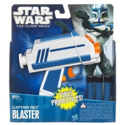 STAR WARS NERF CAPTAIN REX BLASTER CLONE WARS 2010 NEU IN OVP MIT REGALSPUREN