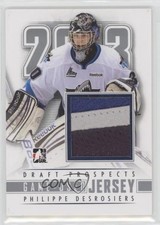2013 ITG Draft Prospects Game-Used Silver Jersey /110 Philippe Desrosiers n1u