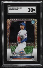 2023 Bowman Mega Box Chrome Mojo Refractor Kodai Senga #75 SGC 10 GEM 0z6e
