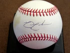 NICK SWISHER 2009 WSC NEW YORK YANKEES OUTFIELDER SIGNED OML GAME BASEBALL