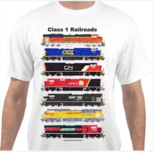 Camiseta Ferrocarriles Clase 1 con Locomotoras Ferromex Ferrocarril por Andy Fletcher