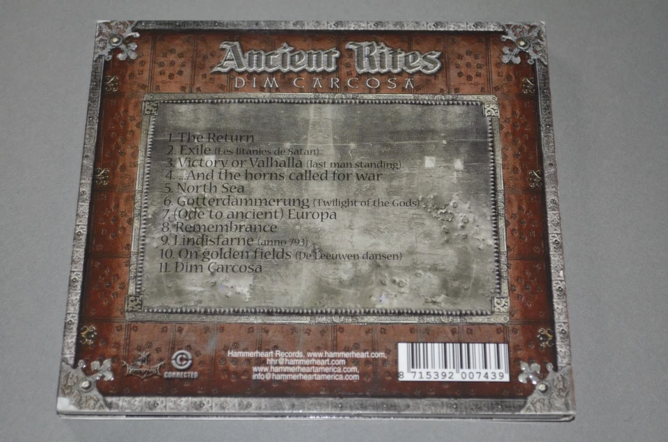 Ancient Rites – Dim Carcosa / Hammerheart Records 2001 / NL / Digipak - Bild 3 von 3