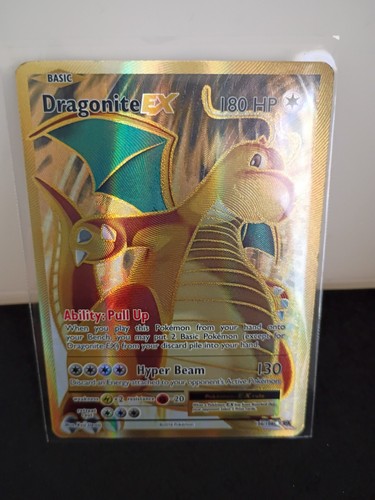 Dragonite EX 106/108 Full Art Golden Holo XY Evolutions Card NM