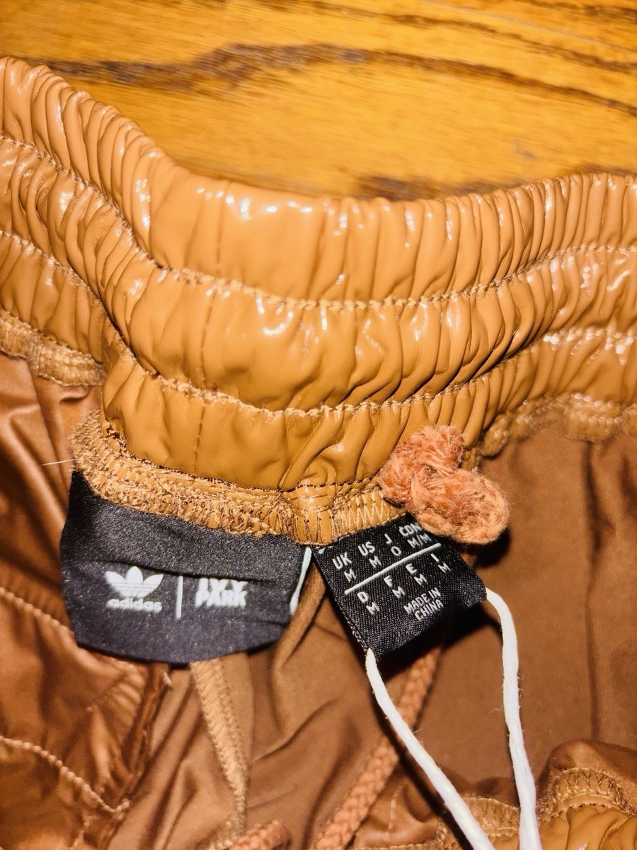 New Adidas X Ivy Park LATEX Track Pants Wild Brown Size medium | eBay