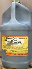 Duncan Ceramic Glaze RUSTY AMBER AR 620 Semi Transparent Glass Art 128 OZ