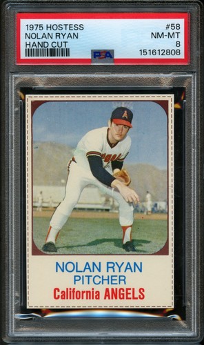 1975 Hostess #58 Nolan Ryan PSA 8