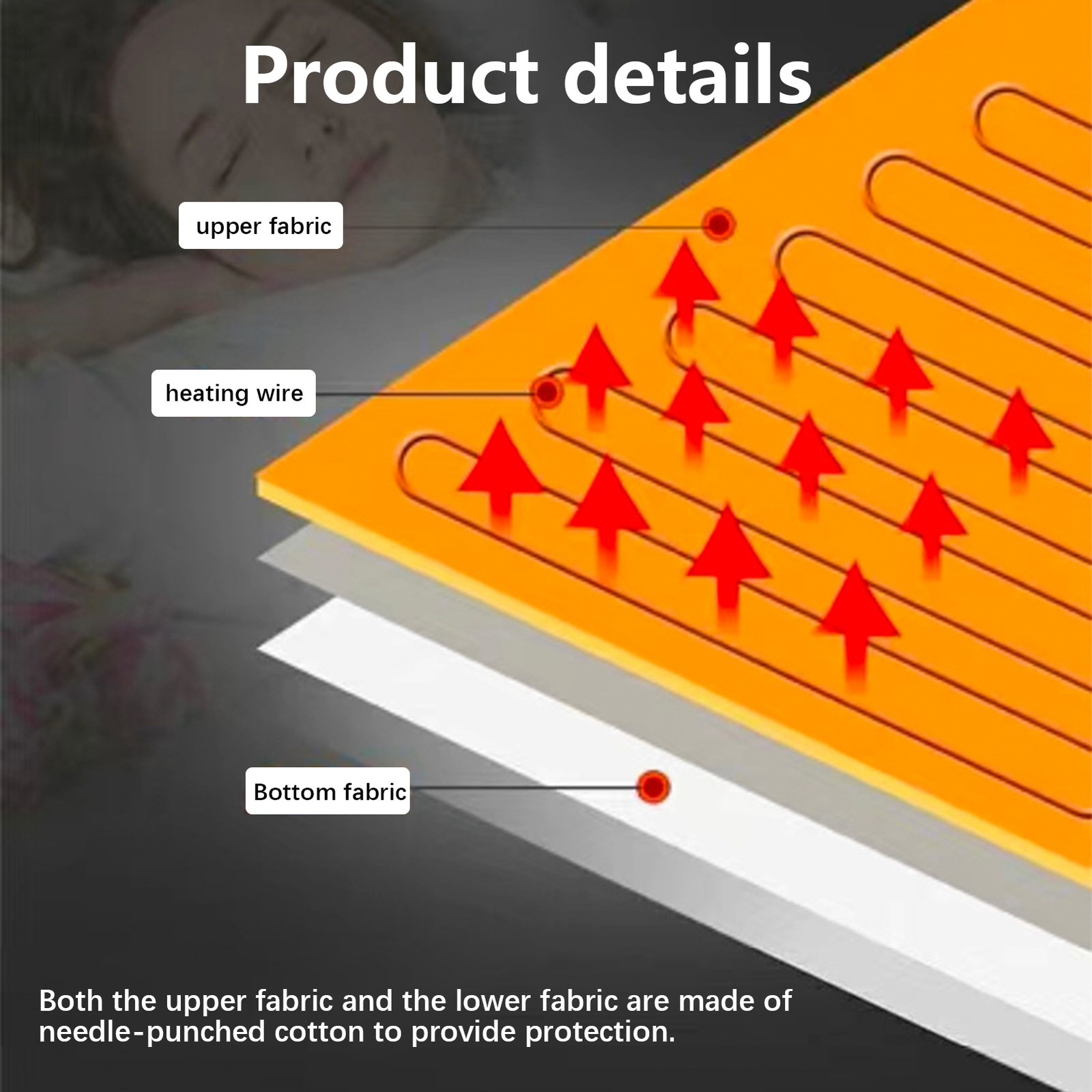  5V USB Heating Pad Electric Heater Pad Winter Warm Heating Pad Hand Warmer 