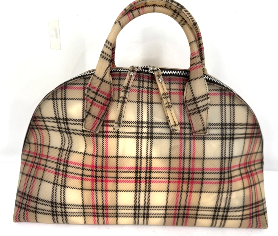 GUM Gianni Chiarini PVC 大号格子 Nova Check 挎包 手提包 — 第 2/4 张图片