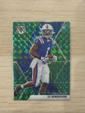 CJ Henderson Mosaic 2020 Green Mosaic Prizm RC Rookie