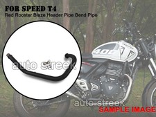 Tuyau De Collecteur Red Rooster Pour Triumph Speed T4 Coude D’Échappement Noir