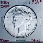 1934-D Peace Dollar — photo from another recent sale