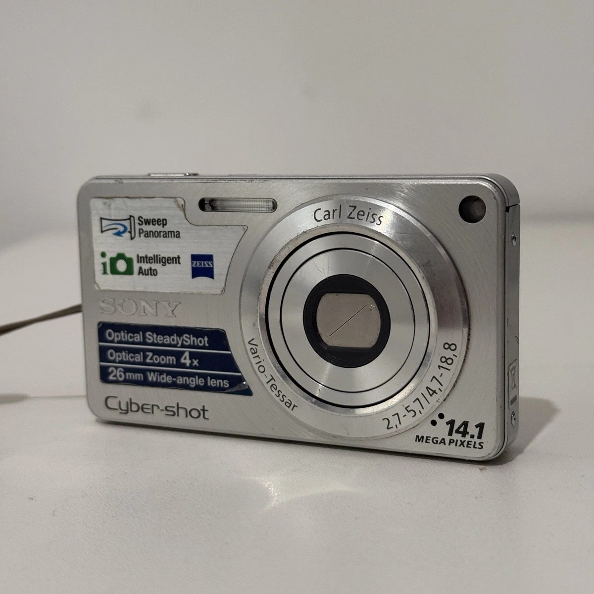 【送料込み】SONY　ソニー　Cyber-shot　DSC-W350　シルバー Camera Digital Sony Cyber-shot Dsc W350 Original Novo 14.1mp