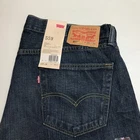 NWT Levi's 559 Men's Relaxed Straight Fit Dark Wash Denim Jeans Size 36 X 34