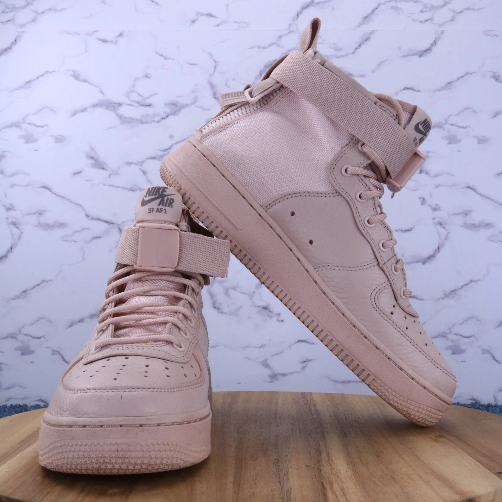 Nike SF Air Force 1 Mid Desert Sand Pink Tactical Sneakers AJ0424-600 Men’s Sz 6