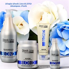 Stapiz Sleek Line BLOND Shampoo , Mask with Silk Protein for blond/grey hair