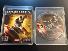 Captain America: Super Soldier Playstation 3 PS3 US Ver Game+Manual Tested!