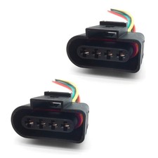 2 PCS Automotive Ignition Coil Female Connector Plug Wiring Harness Leads, Th...