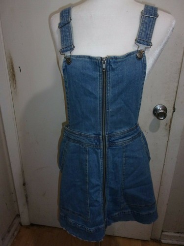 Blue Denim Jean Skirt Romper sizes 