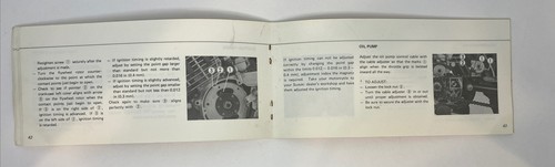 Casa rodante Suzuki RV 125 B fabricante de equipos originales manual del dueño de la motocicleta mayo de 1976 original excelente estado - Imagen 9 de 12