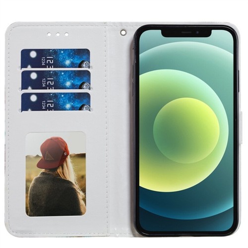Pattern Leather Flip Wallet Case Phone Cover for Huawei P40 Pro P30 P20 P10 P50 - Picture 9 of 21