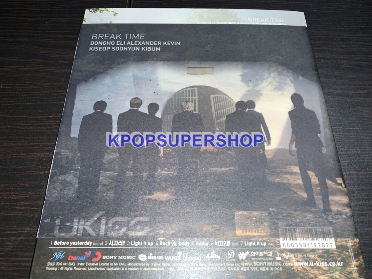 UKiss 4th Mini Break Time Autographed Signed CD Great Eli