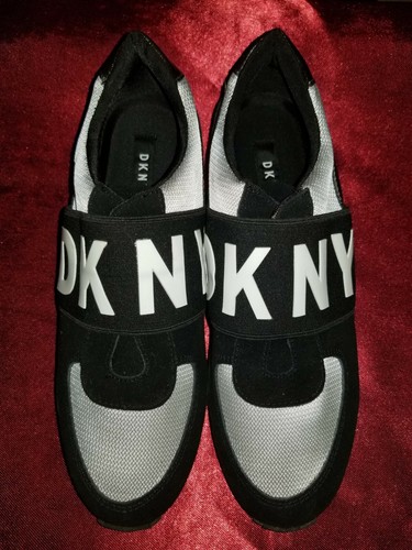 dkny silver sneakers