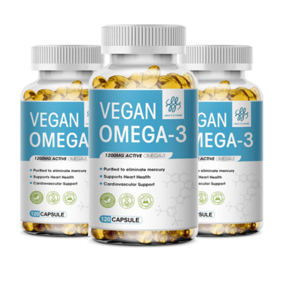 Omega3 Oil 120 Capsules 1200mg EPA&DHA 3x Strength Joint Support Highest Potency