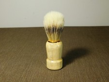 VINTAGE BARBER SHAVE 4" WOOD HANDLE SHAVING BRUSH NEW OLD STOCK