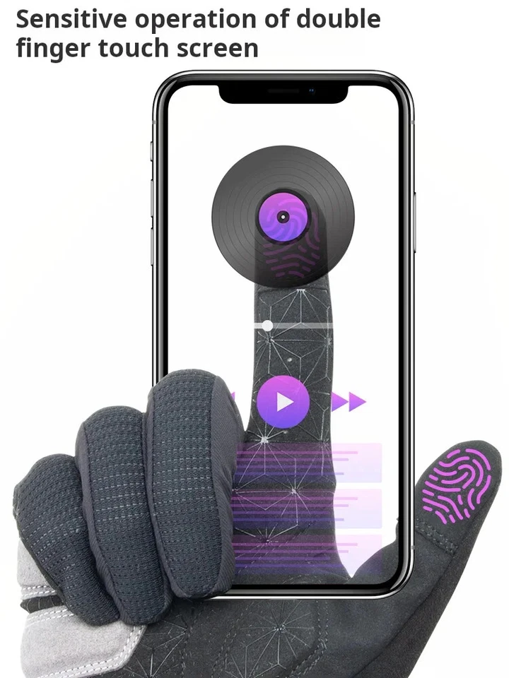 GUB Fahrradhandschuhe Vollfingerhandschuhe MTB Fahrrad Sport Motorradhandschuhe - Bild 3 von 4