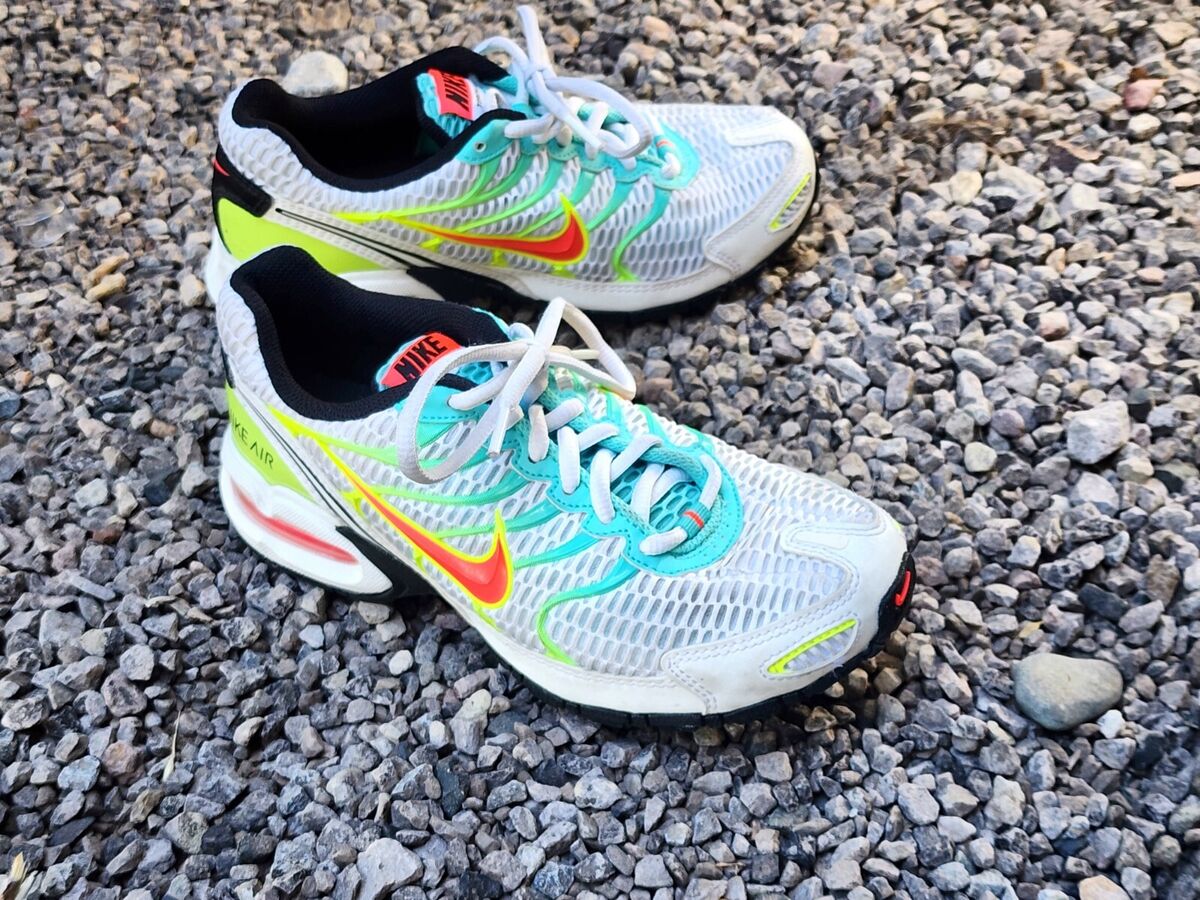 Nike Women's Air Max Torch 4 Running White in Black-volt Nike Women's Air Max Torch 4 Running White in Black-volt