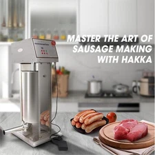 Hakka 12L Electric Sausage Stuffer Commercial Meat Filler Presser Maker Machine