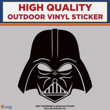 Die Cut Darth Vader, High Quality Vinyl Sticker Decals