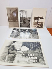 5 WWII Original War Photos Guns Men Equiptment JJP 10