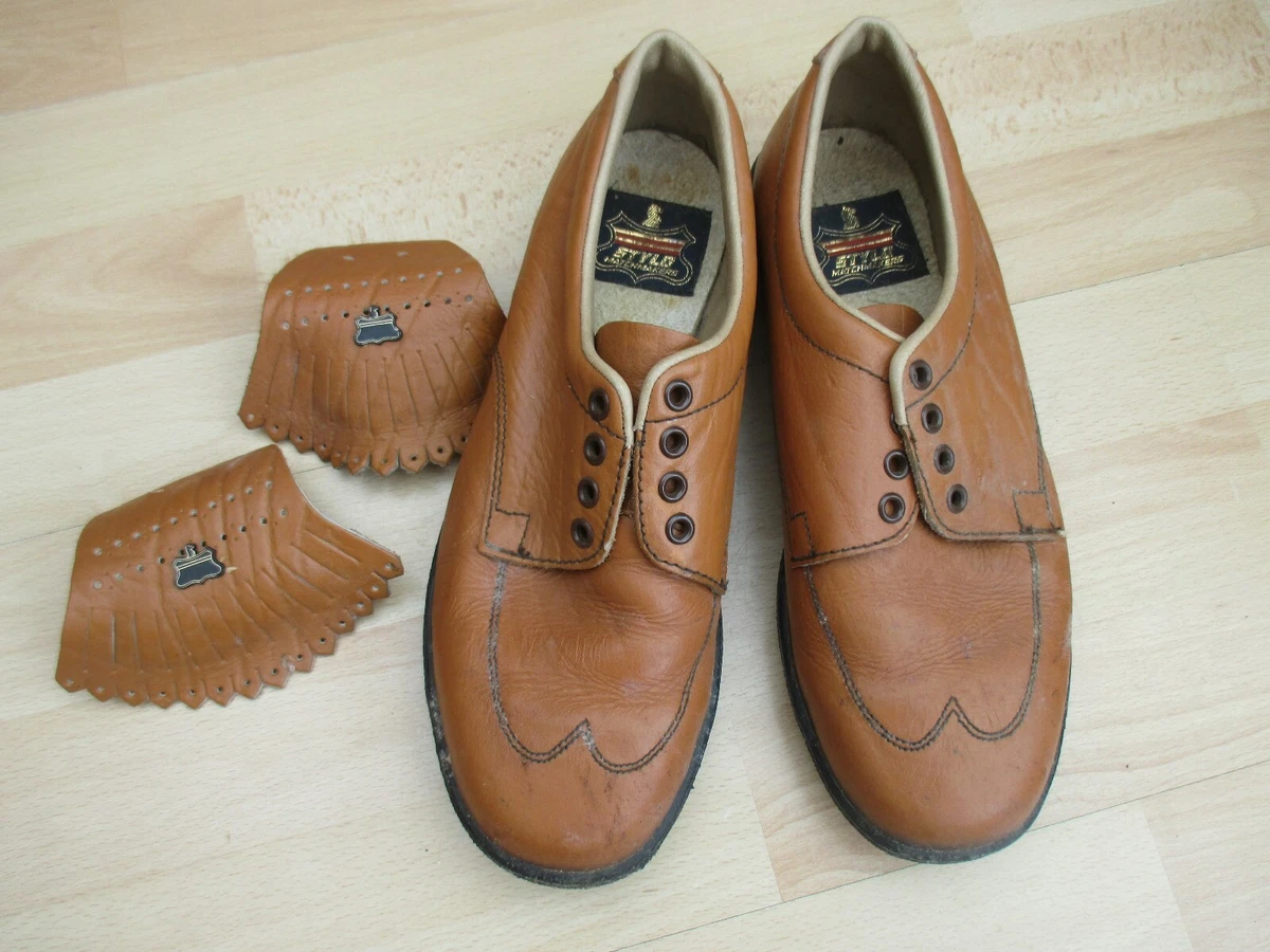 Mens Vintage Golf Shoes Stylo Matchmakers size 8.5