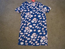 GLAMOROUS NAVY & PINK FLORAL SHIFT DRESS - SIZE 10 - BRAND NEW WITH TAGS