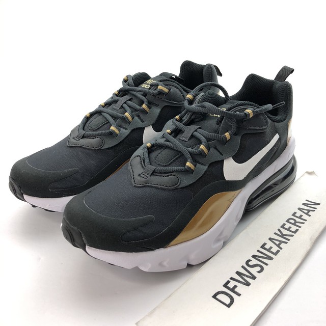 black and gold air max 270 react