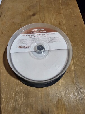 DVD-R Memorex 16x Printable Druckbar  4,7 GB 25 Stück Bulk Geoffnet