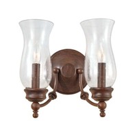 Elstead Pickering Lane Wandleuchte E14 2-Fach Heritage Bronze