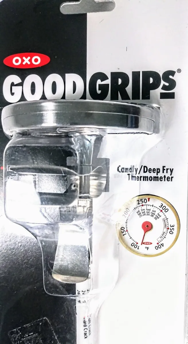 OXO Good Grips Candy & Deep Fry Thermometer  Good grips, Thermometer,  Cooking thermometer