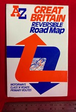 Geographers' A-Z Great Britain Reversible road map, c. 1980s
