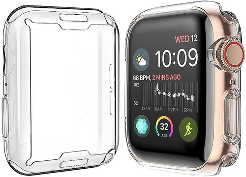 02 Para for Apple Watch Series 4/5/6 Case iphone reloj protector de  pantalla 40m | eBay