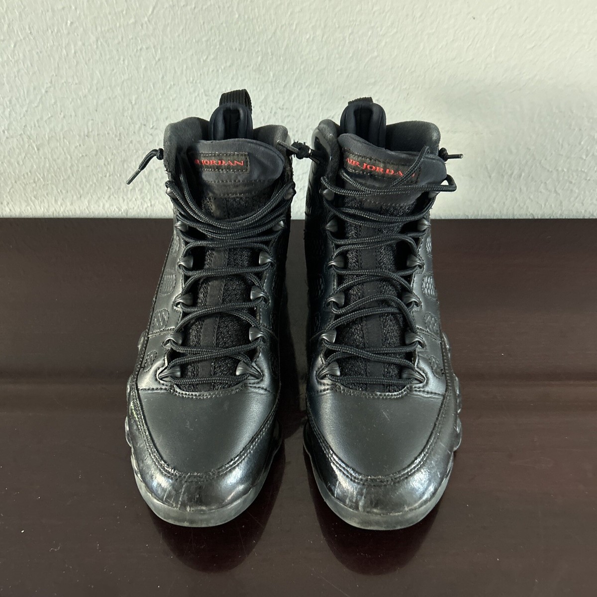 Size 9.5 - Nike Air Jordan 9 Bred Patent 302370-014 OG IX