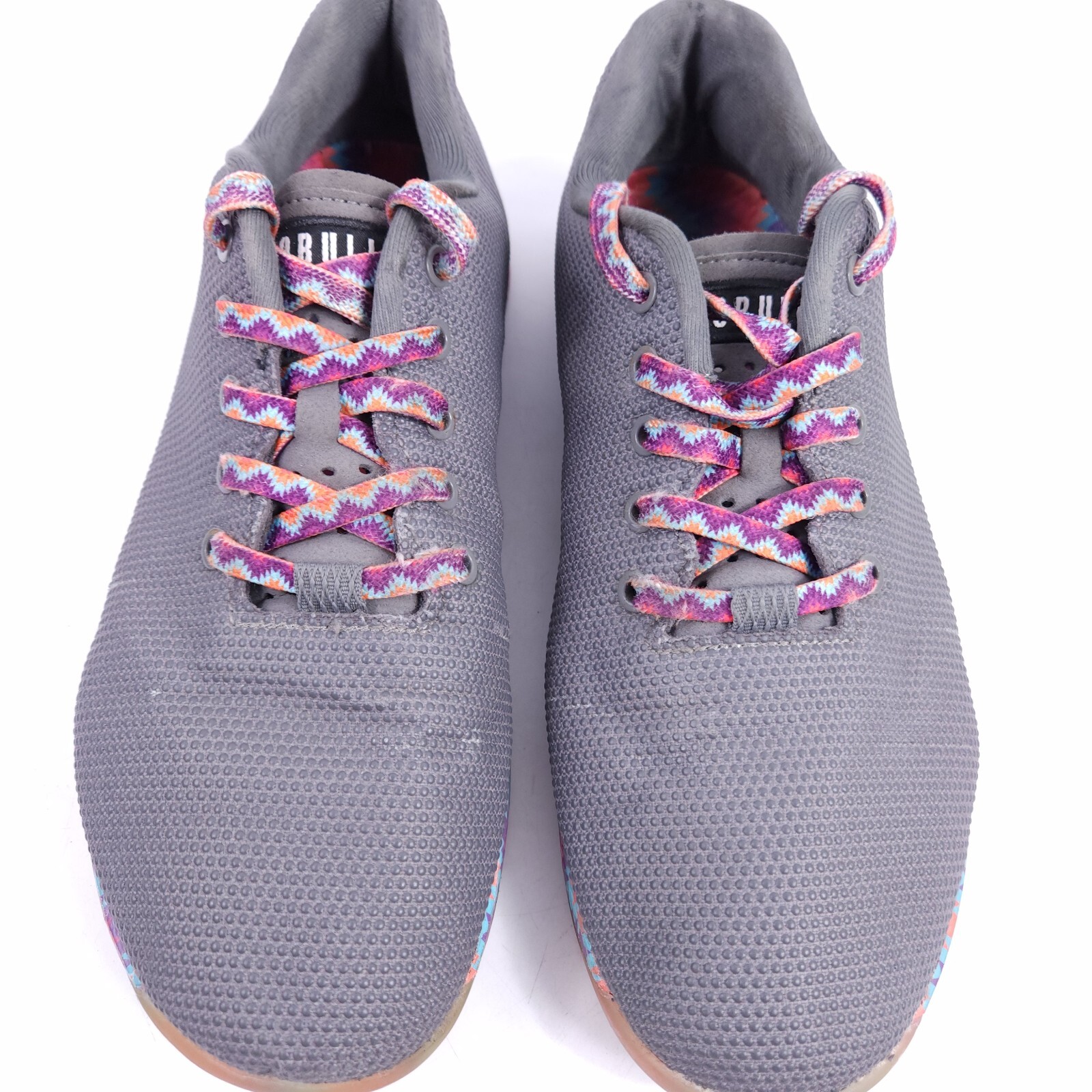Nobull Gray PatchWork Rainbow SuperFabric Trainer… - image 3