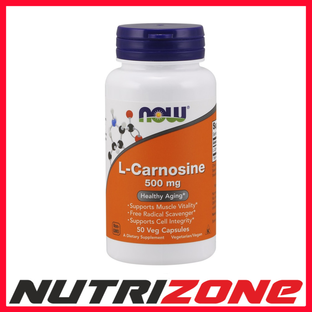 Now Foods L-Carnosine 500mg - 50 vcaps