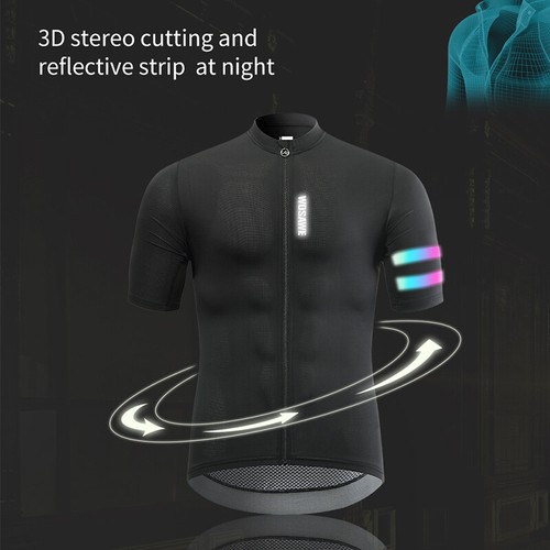 WOSAWE Radsport Trikot Team Fahrrad Trikot Radfahren Kleidung Rennrad Gel kurzes - Bild 12 von 23