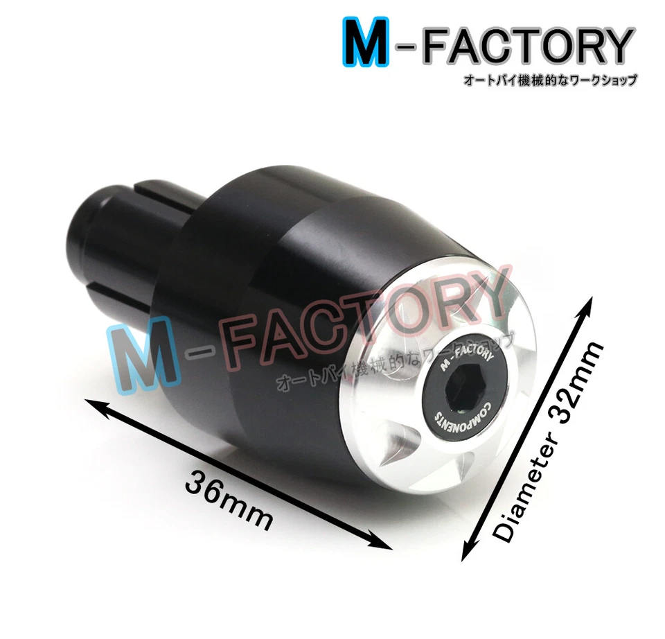 For Ducati 848 EVO S R 07-14 13 12 11 10 09 Motorcycle Silver Bar Ends TOKA - Image 4 of 4