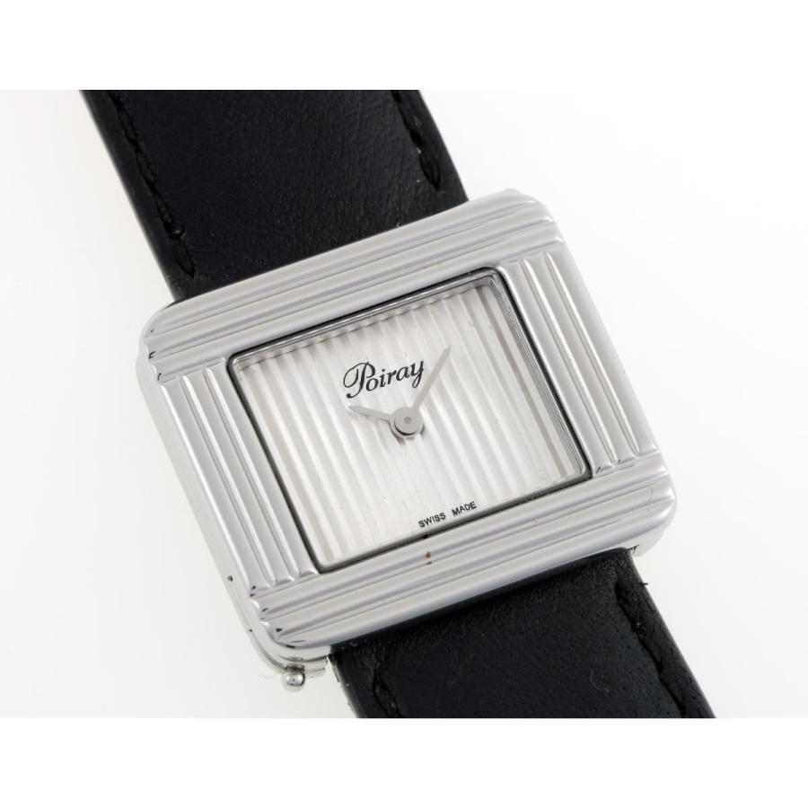 Poiray MA PREMIERE Quartz Silver Dial Stainless Steel Leather