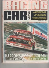 Racing Car News 1976 Aug EH Holden Chevrolet Corvair Lotus Elite French GP Calde