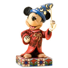 ❦ New JIM SHORE DISNEY Figurine MAGIC TOUCH Sorcerer Mickey Mouse Wand Fantasia