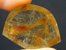 IP3 Rutilated Quartz 30.14ct 31x25x5mm Golden needles free form